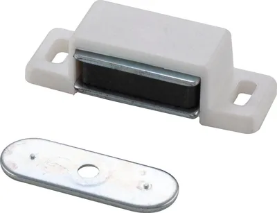 Produktbild von MACO Magnetschnapper Type 6, Haltekraft 6 kg, Kunststoff weiß