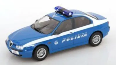 Obrázek produktu pro Alfa Romeo 156 Policejní vůz 1998 – 1:18 – Kolekce Triple 9