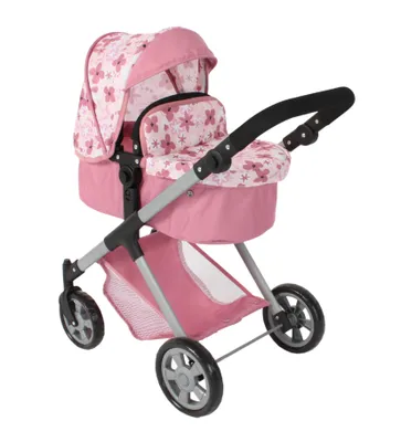 Produktbild von Bayer Chic 2000 Kombi-Puppenwagen Mila 567-85 in Flowers rosa