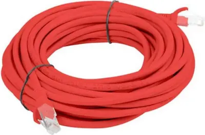 Produktbild von Lanberg PCU6-10CC-1000-R, 10 m, Cat6, U/UTP (UTP), RJ-45, RJ-45, Rot