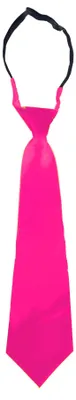 Produktbild von Krawatte pink gebunden mit Gummiband