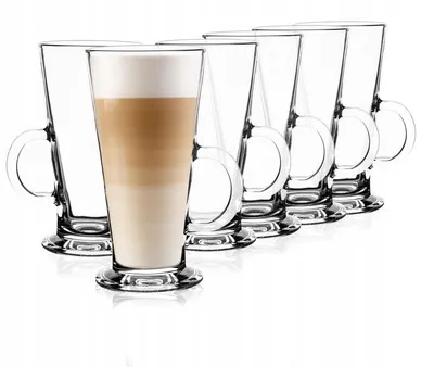 Produktbild von LUXITO Caffe Latte Macchiato Gläser 260ml, 6er Set