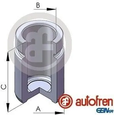 Produktbild von AUTOFREN SEINSA Bremssattel-Kolben passend für MERCEDES-BENZ A-Klasse (W168) 28mm Stahl