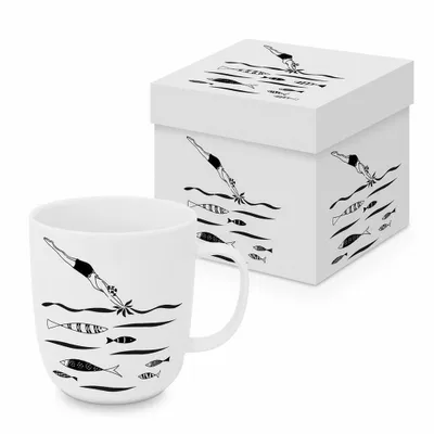 Obrázek produktu pro PPD Atelier Plongeuse Matte Mug, v dárkovém balení, hrnek, hrnek na kávu, hrnek, šálek, New Bone China, 400 ml, 161402525