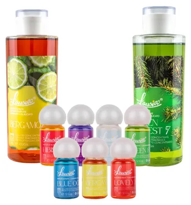 Immagine prodotto di Set di profumo per bucato L’ousia Discovery 2x200 g con 7 campioni – concentrato, persistente, fino a 160 lavaggi