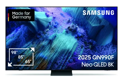 Produktbild von Samsung 75" Neo QLED QN990F 8K Vision AI Smart TV (2025), 190,5 cm (75"), 7680 x 4320 Pixel, Neo QLED, Smart-TV, WLAN, Schwarz