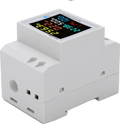 Obrázok produktu pre D52-2066 Watt-hodinomer s farebným LCD displejom, integrovaný transformátor na monitorovanie energie, vhodný pre chemický priemysel, elektrárne