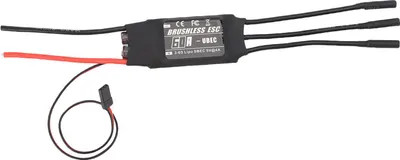 Obrázek produktu pro 60A střídavý ESC pro 3 až 6S LiPo baterie RC střídavý motor Elektrický regulátor otáček pro DIY RC letadla Drony Vrtulník