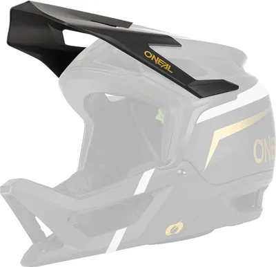 Produktbild von O'NEAL Helmschirm Transition Flash Visor , Schwarz Weiß Gold, XS/S/M