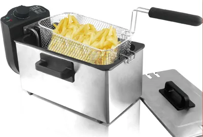 Produktbild von 10197 Edelstahl Fritteuse 3 Liter Lentz