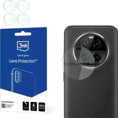 Zdjęcie produktu dla szkło hybrydowe 3mk chroniące obiektyw aparatu Ulefone Armor 23 Ultra 0,16 mm 6H (4 sztuki)