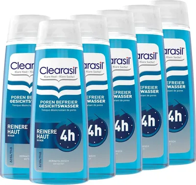 Produktbild von Clearasil Poren Befreier Gesichtswasser 6 x 200ml