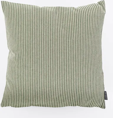 Produktbild von Kissenhülle Dobby Streifen grün beige div. Größen von SCHÖNER LEBEN. Größe 40x40cm (HxB) 40x40cm (HxB) Größe