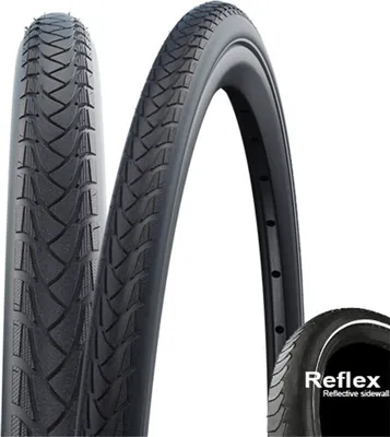 Produktbild von Schwalbe 25-489 Marathon PLUS Rollstuhl Evolution SmartGuard Draht TwinSkin schwarz-reflex