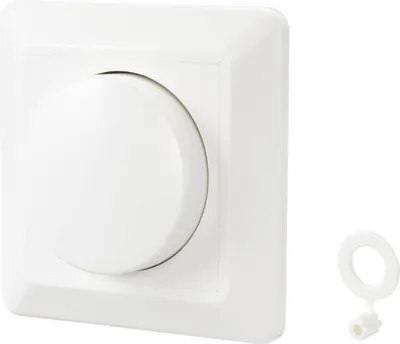 Produktbild von Sygonix SY-4697886 Drehdimmer, Universal-Dimmer Geeignet für Leuchtmittel: Halogenlampe, LED-Lampe, Glühlampe