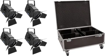 Produktbild von EUROLITE Set 4x LED THA-150F + Case