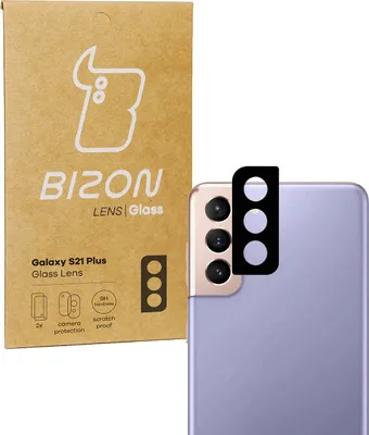Produktbild von Bizon Glaslinse für Galaxy S21 Plus, 2 Stück
