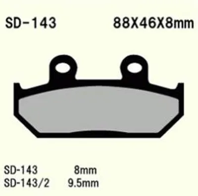 Immagine prodotto di Vesrah Vd-143/2 Pastiglie Freno (Fa124/2 Fa124)