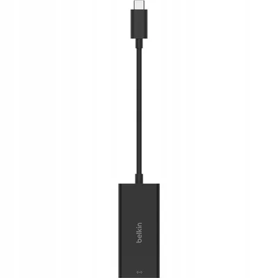 Produktbild von Belkin INC012BTBK, USB Typ-C, RJ-45, Männlich, Schwarz, Weiblich, Männlich
