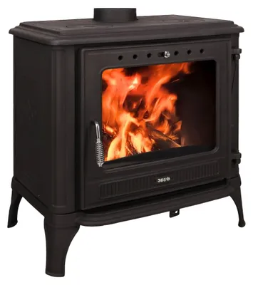 Produktbild von 365® Kaminofen Ferrox 75 schwarz 10,5 kW Gusseisen A+
