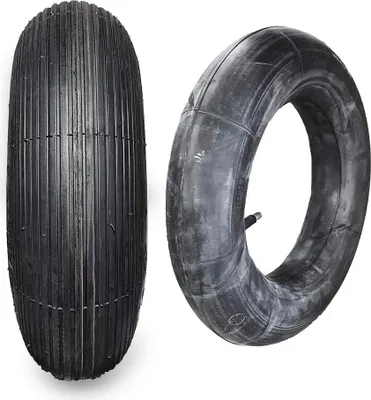 Produktbild von Reifen mit Rillenprofil 480/400-8 inkl. Schlauch passend für BERG & Dino Gokart