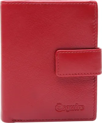 Image de Esquire Cuir porte-monnaie Viktoria 62 Wallet Red rouge foncé