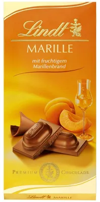 Image de Tablette Lindt Abricot au lait entier 100 g