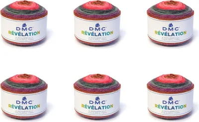 Obrázek produktu pro 6x DMC Révélation – barevná příze, 19 % vlna, 78 %.Polyakryl, 3 % polyester (barva 210)