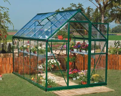 Image de Serre de jardin 5.6m² verte - Palram - 701629 - harmony