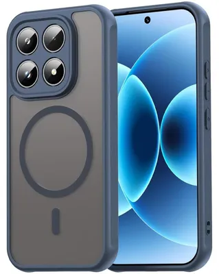 Produktbild von Magnet-Case für Xiaomi 17 Hülle Magsafe Schutzhülle Stoßfest TPU-Rahmen starker Magnetring, Blau