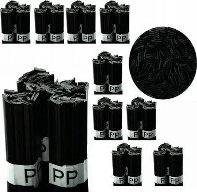 Obrázek produktu pro 10x Svařovací drát na plasty PP černý 100 g pásek 8 mm