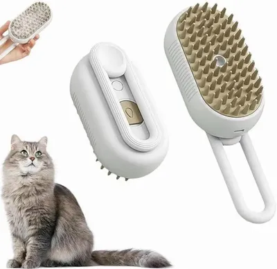 Produktbild von Hundehaarbürste, selbstreinigende Kamm, für Kurz- und Langhaar, für Fellpflege
