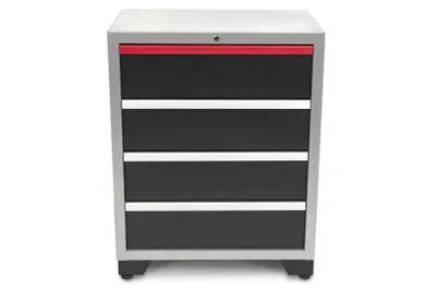 Produktbild von HBM Deluxe-Werkzeugschrank mit 4 Schubladen für Werkstattausrüstung