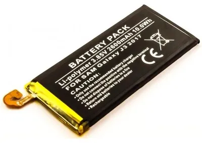 Produktbild von Akku für Samsung Galaxy J3(2017) Li-Ion 3,85 Volt 2400 mAh schwarz