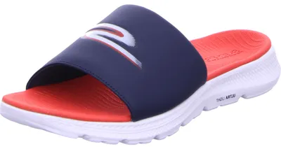 Produktbild von Skechers Herren Pantoletten Go Consistent 2.0 - CULVER 49380-40, 49380-41, 49380-42, 49380-43, 49380-44, 49380-45, 49380-46, 49380-47, 49380-48, 49449-40, 49449-41, 49449-42, 49449-43, 49449-44, 49449-45, 49449-46, 49449-47, 49449-48 SKE-229269 navy/red 46