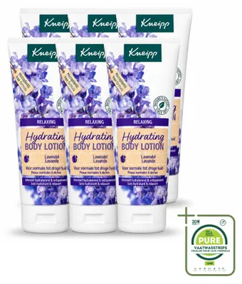Produktbild von 6 x Kneipp Relaxing Bodylotion Lavendel - 200 ml - Großpackung - 6 Stücke