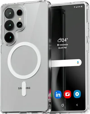 Zdjęcie produktu dla Mercury Etui Magsafe Jelhard Samsung S25 Ultra S938 Transparent