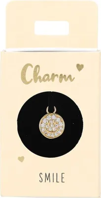 Produktbild von Versilberte o. Vergoldete Charms -Anhänger für Creolen- Nr.37 - Emoji