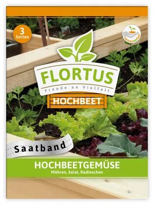 Produktbild von Hochbeetgemüse (Saatband) | Saatbänder & Saatplatten von FLORTUS