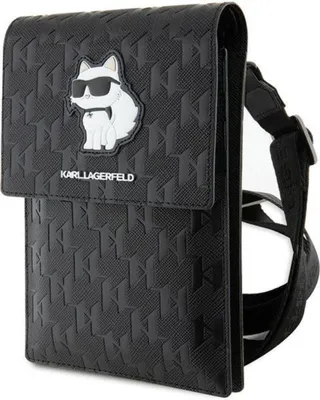 Produktbild von Karl Lagerfeld Saffiano Monogram Choupette Nft Wallet Handytasche Grau  Grau One Size