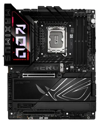 Zdjęcie produktu dla ASUS ROG MAXIMUS Z890 HERO, Intel, LGA 1851 (Socket V1), Intel Core Ultra (Series 2), DDR5-SDRAM, 192 GB, DIMM