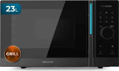 Obrázek produktu pro Mikrovlnná trouba Cecotec Digitale Proclean 5130 s grilovacím funkcí, objem 23 litrů. Výkon 800 W a 1000 W (gril), rovnoměrné ohřívání, 5 úrovní výkonu