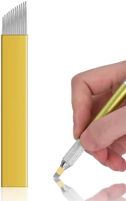 Zdjęcie produktu dla Zestaw igieł do mikrobladingu – 50 sztuk – grubość 0–25 mm