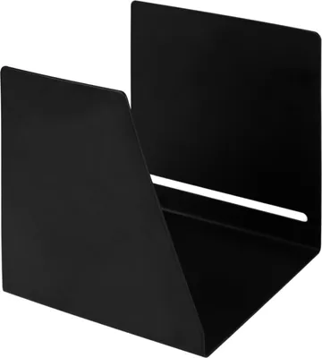 Produktbild von Natural Goods Berlin Magazin SHEET Zeitschriftenständer - Zeitschriftenhalter Wand Zeitungsständer Metall - Briefablage Wandmontage oder freistehend - Magazinboard aus Stahl, Schwarz