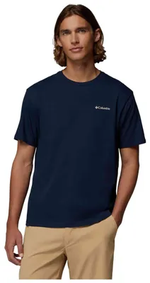 Produktbild von T-Shirt Columbia Camiseta Columbia Barton Springs Graphic manga corta azul noche für Herren