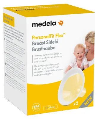 Obrázok produktu pre Medela Personalfit Flex prsn klobik 24 mm 2 ks 1 ks