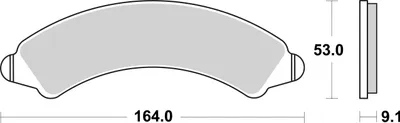 Obrázok produktu pre Sada brzdových doštičiek BREMBO 07PO16SD
