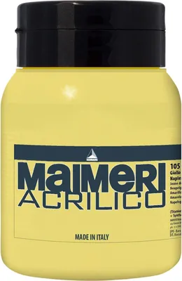 Zdjęcie produktu dla Maimeri Acrilico Farba akrylowa Naples Yellow Light 105 500 ml 1 szt.
