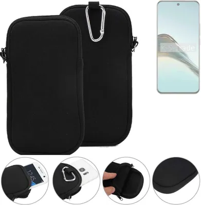Produktbild von K-S-Trade Neopren-Hülle Handyhülle kompatibel mit Realme 13 Pro Extreme Edition Schutzhülle Neoprenhülle Sleeve Schutz-Hülle Gürtel Tasche Case