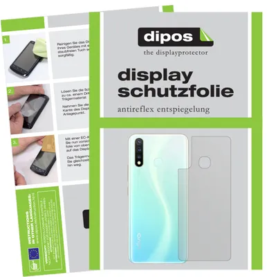Produktbild von 6x Schutzfolie für Vivo Z5i Rückseite matt Displayschutzfolie Folie Display Schutz dipos